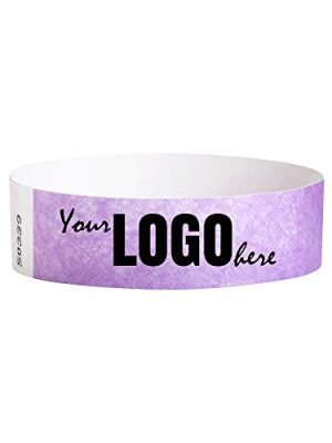 Tyvek Solid Custom Print Wristbands